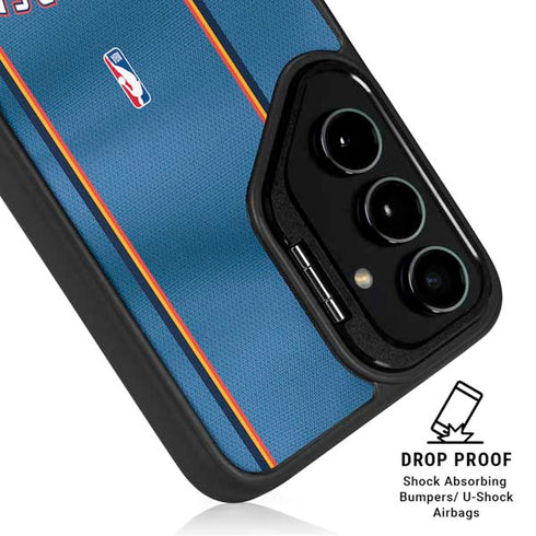 NBA Oklahoma City Thunder Jersey Galaxy S25 Kickstand Case