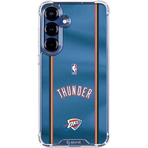 NBA Oklahoma City Thunder Jersey Galaxy S25 Plus Clear Case