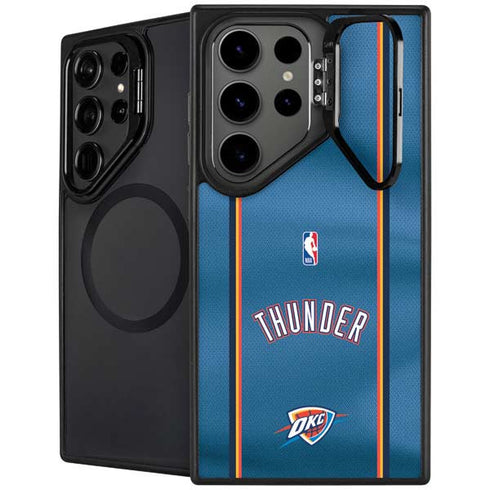 NBA Oklahoma City Thunder Jersey Galaxy S25 Ultra Kickstand Case