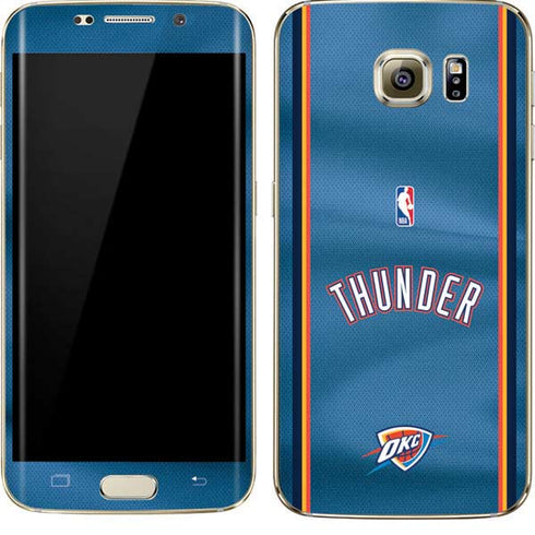 NBA Oklahoma City Thunder Jersey Galaxy S7 Edge Skin