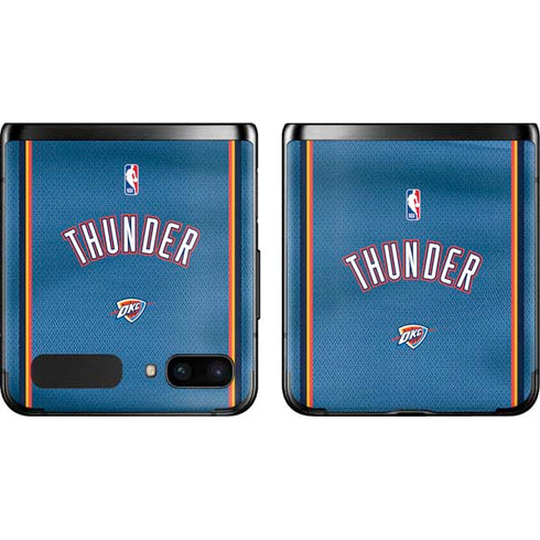 NBA Oklahoma City Thunder Jersey Galaxy Z Flip Skin
