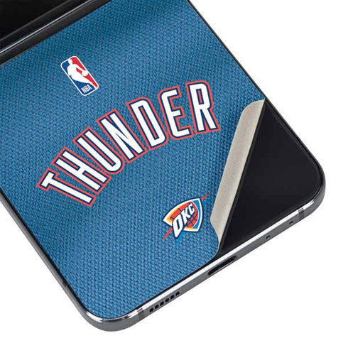 NBA Oklahoma City Thunder Jersey Galaxy Z Flip5 5G Skin