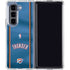NBA Oklahoma City Thunder Jersey Galaxy Z Fold5 5G Clear Case