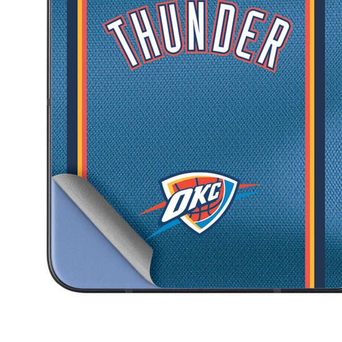 NBA Oklahoma City Thunder Jersey Galaxy Z Fold5 5G Skin