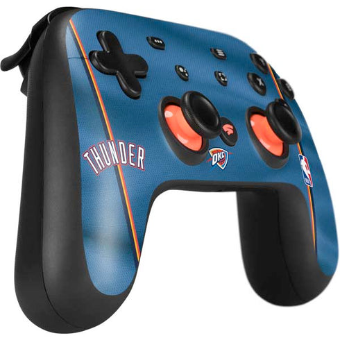 NBA Oklahoma City Thunder Jersey Google Stadia Controller Skin
