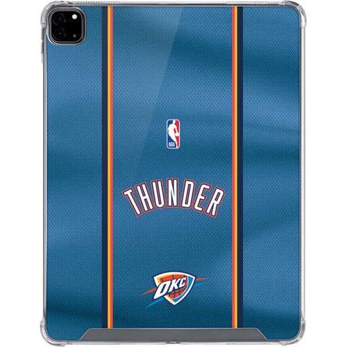 NBA Oklahoma City Thunder Jersey iPad Pro 12.9in (2020) Clear Case