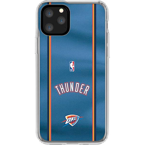 NBA Oklahoma City Thunder Jersey iPhone 11 Pro Clear Case