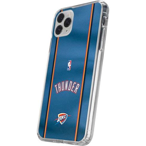 NBA Oklahoma City Thunder Jersey iPhone 11 Pro Clear Case