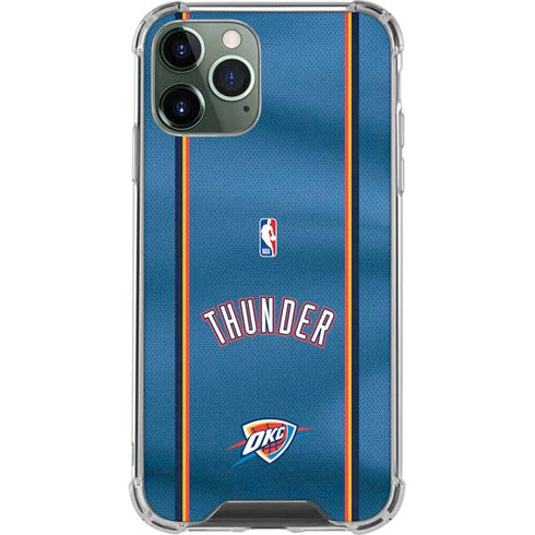 NBA Oklahoma City Thunder Jersey iPhone 11 Pro Max Clear Case