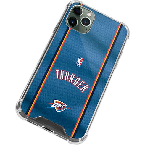 NBA Oklahoma City Thunder Jersey iPhone 11 Pro Max Clear Case