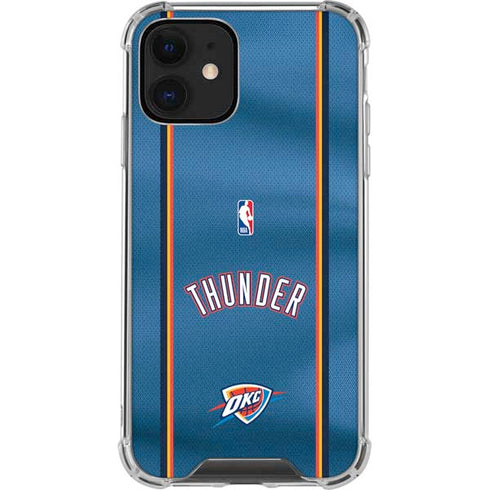 NBA Oklahoma City Thunder Jersey iPhone 12 Clear Case
