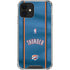 NBA Oklahoma City Thunder Jersey iPhone 12 Clear Case