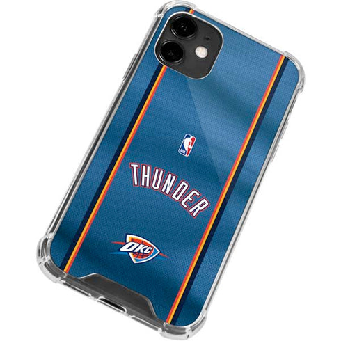 NBA Oklahoma City Thunder Jersey iPhone 12 Clear Case