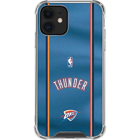 NBA Oklahoma City Thunder Jersey iPhone 12 Mini Clear Case