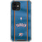 NBA Oklahoma City Thunder Jersey iPhone 12 Mini Clear Case