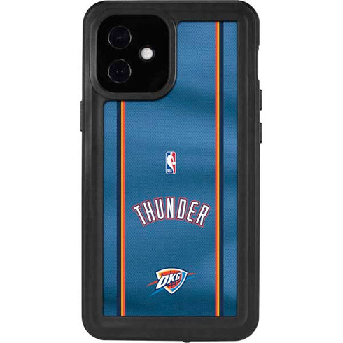 NBA Oklahoma City Thunder Jersey iPhone 12 Mini Waterproof Case