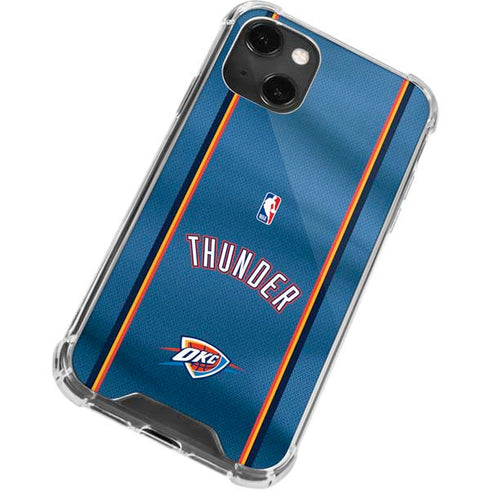 NBA Oklahoma City Thunder Jersey iPhone 13 Mini Clear Case