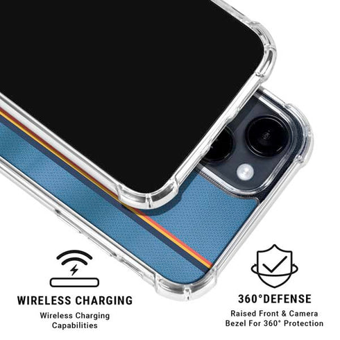 NBA Oklahoma City Thunder Jersey iPhone 14 Plus Clear Case