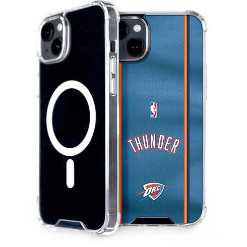 NBA Oklahoma City Thunder Jersey iPhone 14 Plus MagSafe Case