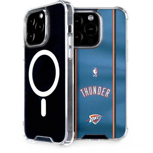 NBA Oklahoma City Thunder Jersey iPhone 14 Pro MagSafe Case