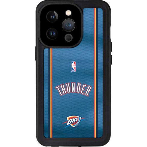 NBA Oklahoma City Thunder Jersey iPhone 14 Pro Waterproof Case