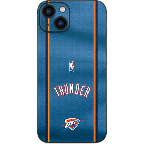 NBA Oklahoma City Thunder Jersey iPhone Skins