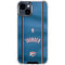 NBA Oklahoma City Thunder Jersey iPhone 15 Plus Clear Case