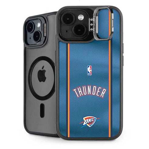 NBA Oklahoma City Thunder Jersey iPhone 15 Plus Kickstand Case