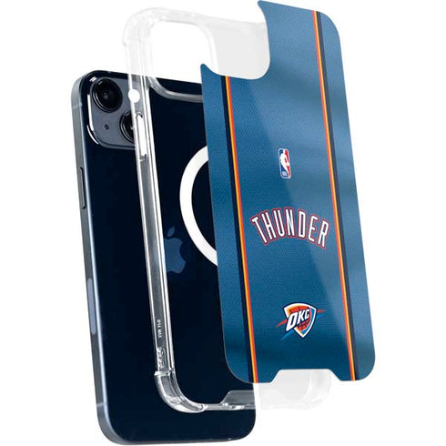 NBA Oklahoma City Thunder Jersey iPhone 15 Plus MagSafe Case