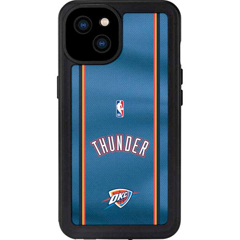 NBA Oklahoma City Thunder Jersey iPhone 15 Plus Waterproof Case
