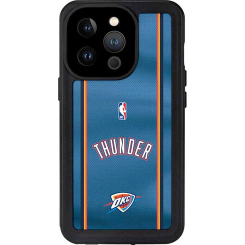 NBA Oklahoma City Thunder Jersey iPhone 15 Pro Waterproof Case