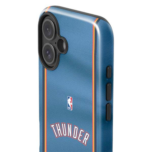 NBA Oklahoma City Thunder Jersey iPhone 16 Impact Case