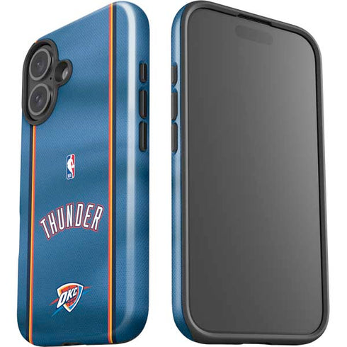 NBA Oklahoma City Thunder Jersey iPhone 16 Plus Impact Case