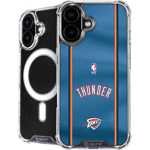 NBA Oklahoma City Thunder Jersey iPhone 16 Plus MagSafe Case