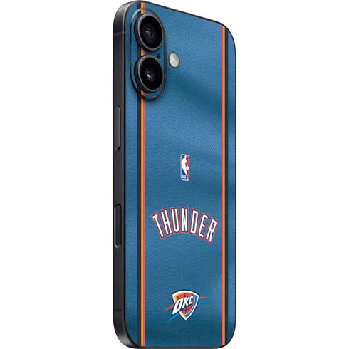 NBA Oklahoma City Thunder Jersey iPhone 16 Plus Skin