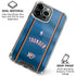 NBA Oklahoma City Thunder Jersey iPhone 16 Pro Max Clear Case