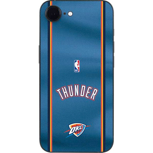 NBA Oklahoma City Thunder Jersey iPhone 16e Skin