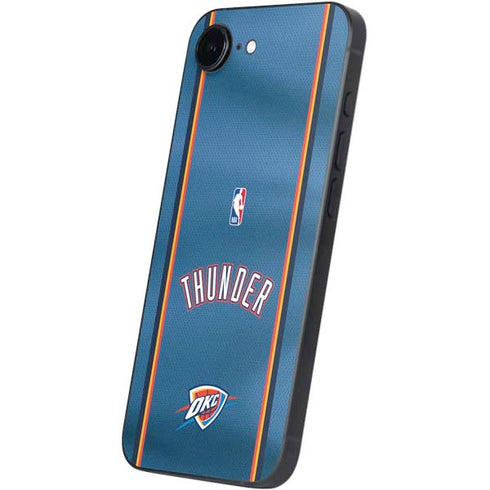 NBA Oklahoma City Thunder Jersey iPhone 16e Skin