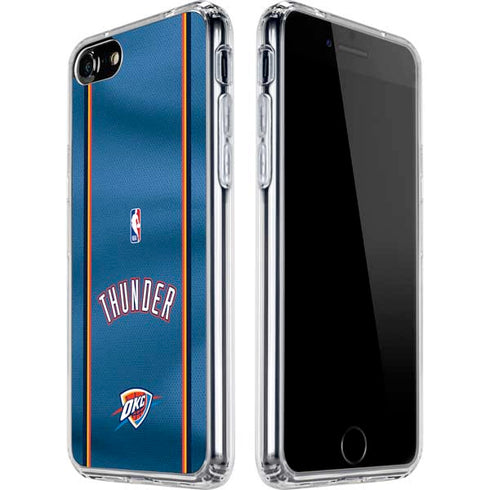 NBA Oklahoma City Thunder Jersey iPhone SE (2nd & 3rd Gen) Clear Case