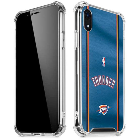 NBA Oklahoma City Thunder Jersey iPhone XR Clear Case