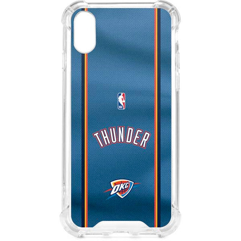 NBA Oklahoma City Thunder Jersey iPhone XS Clear Case