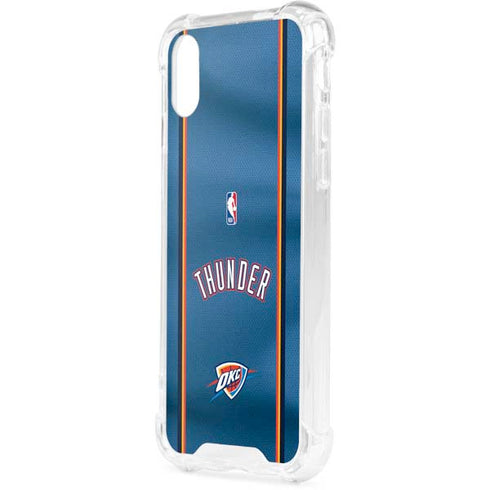 NBA Oklahoma City Thunder Jersey iPhone XS Clear Case