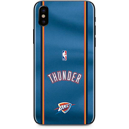 NBA Oklahoma City Thunder Jersey iPhone XS Skin