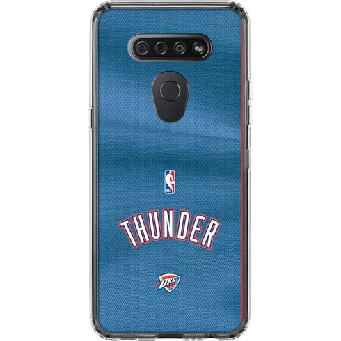 NBA Oklahoma City Thunder Jersey LG K51/Q51 Clear Case