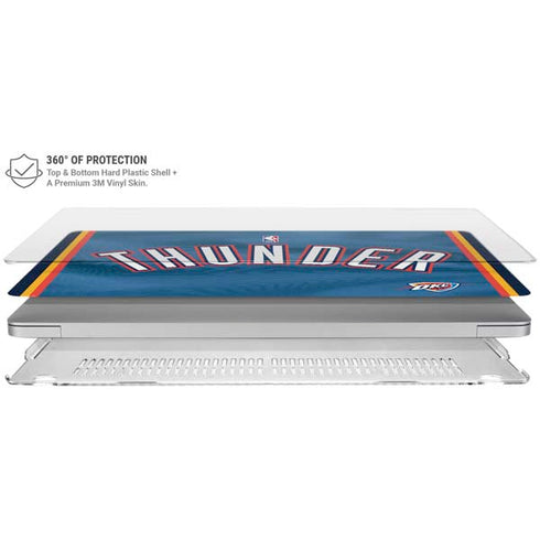 NBA Oklahoma City Thunder Jersey MacBook Air 15in (2023-2025) Case plus Skin