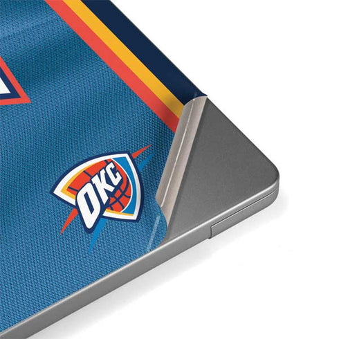 NBA Oklahoma City Thunder Jersey MacBook Pro 14in (2021-24) Skin