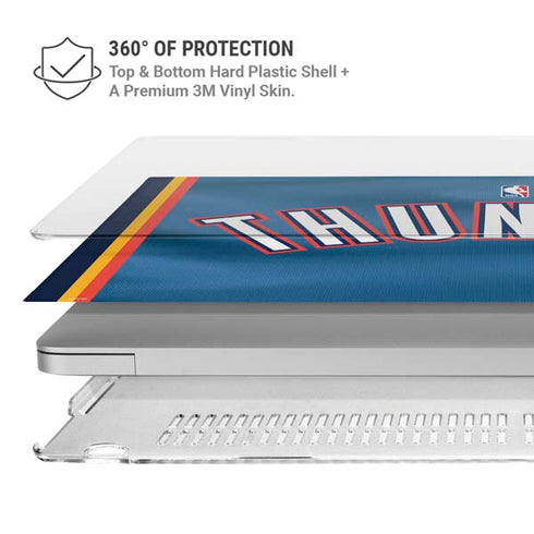 NBA Oklahoma City Thunder Jersey MacBook Cases