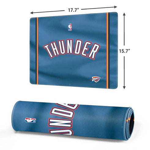 NBA Oklahoma City Thunder Jersey Gaming Mouse Pad