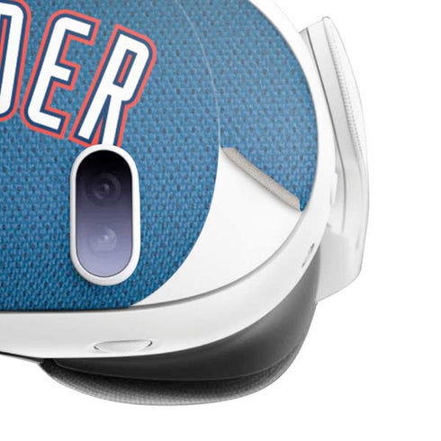 NBA Oklahoma City Thunder Jersey Meta Quest 3 Skin