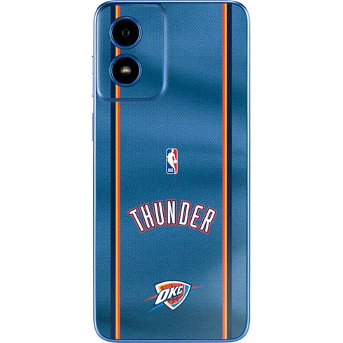 NBA Oklahoma City Thunder Jersey Moto G Play 4G (2024) Skin